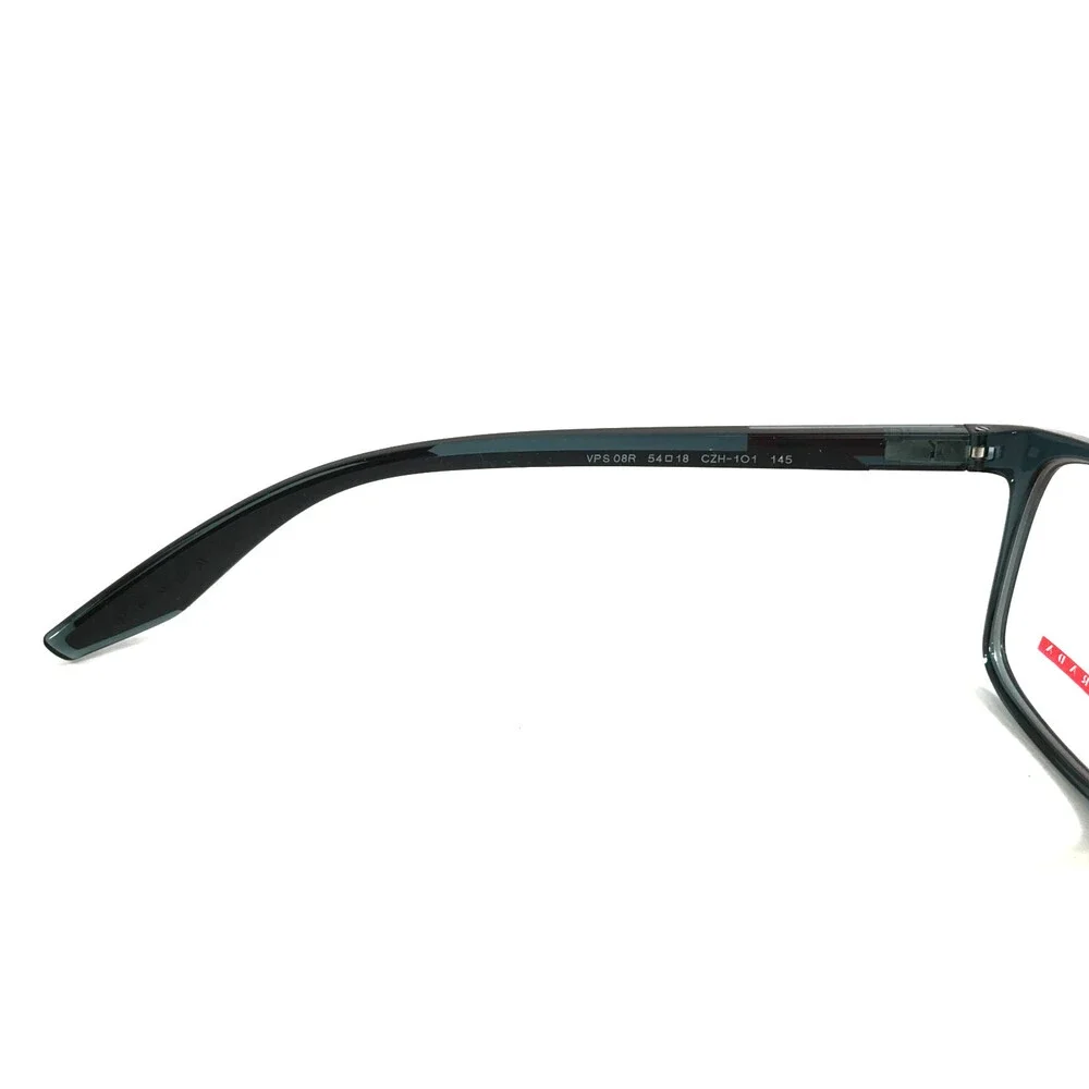 Prada Linea Rossa Eyeglasses Frames VPS08R CZH-1O1 Transparent Azure 54-18-145